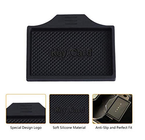 Tesla Model 3 and Model Y Rubber Silicone Key Card Center Console Holder - New