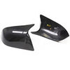 Real Carbon Fiber Horn Style Side Mirror Covers for Tesla Model Y (Gloss Carbon Fiber)