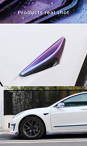 Starry Sky Chameleon Series Turn Signal/Autopilot Camera Cover for 2017-2020 Tesla Model 3 & Y