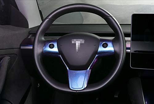 Steering Wheel Frame/Trim for 2017-2022 Tesla Model 3 & Y (Starry/Chameleon)
