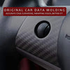 Tesla Model 3 & Model Y Steering Wheel Covers - Matte Carbon Fiber Pattern
