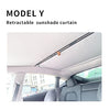 Retractable Glass Roof Sunshade for Tesla Model Y