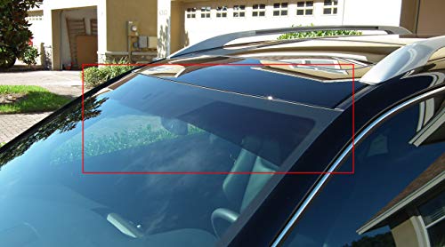 Precut Sun Visor Tinting Film Compatible with 2019-2020 Jaguar I-Pace SUV with 5% Light Transmittance