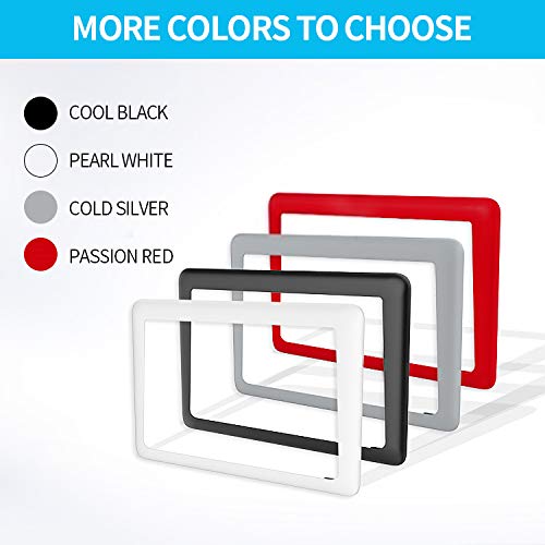 Tesla Model 3/Y Case Center Console Screen Protection Anti-Collision, Navigation Silicone Protective Cover Interior Accessories (White)