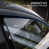 Tesla Model Y Rain/Wind Vent & Window Visors (Matte Black)