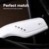 White Carbon Fiber Gear Shift Selector Cover for Tesla Model 3 & Model Y