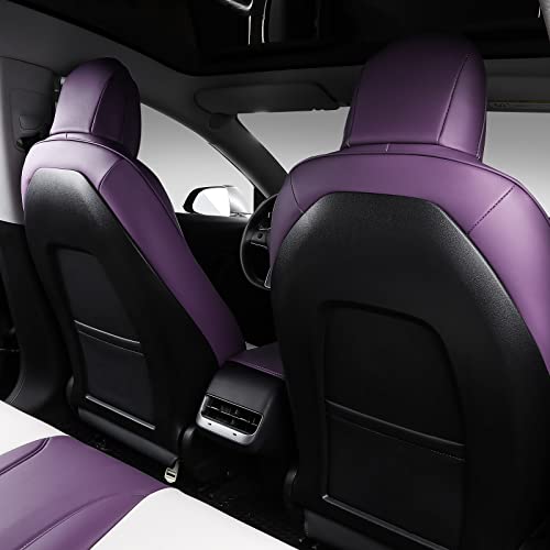 Tesla Model 3 Car Seat Cover Full Set PU Leather Car Seats
