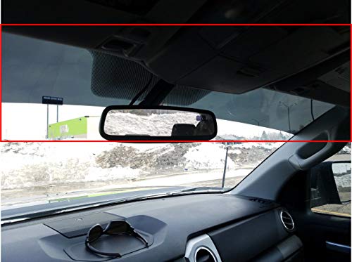 Precut Sun Visor Tinting Film Compatible with 2019-2020 Jaguar I-Pace SUV with 5% Light Transmittance