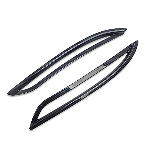 Carbon Fiber Style Rear Fog Lights Lamps Covers for 2020-2022 Tesla Model Y(Not fit Any Other Tesla Model) 2-pc