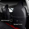 Tesla Model 3 & Y Black Front Two Synthetic Leather Seat Covers
