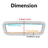 Bling Crystal White Rear View Mirror Cover for Tesla Model S, 3, X, & Y