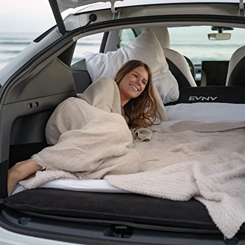 Tesla Model Y Mattress - Premium Tesla Camping Air Mattress with Comfortable, Supportive Memory Foam Insert - Adjustable Firmness - Rest Well (Model Y, Black)