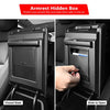 Armrest Center Console Storage Organize Only for 2020-2022 Tesla Model Y, Flocked Organizer Armrest Hidden Cubby Drawer Storage Box & Backseat Box & Under Seat Storage Custom Fit (5 PCS