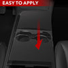 Center Console ABS Plastic Overlays for 2021-2022 Tesla Model 3 & Y