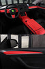Alcantara Red Dashboard Cap for 2017-2022 Tesla Model 3 & Y (2 Piece Set)