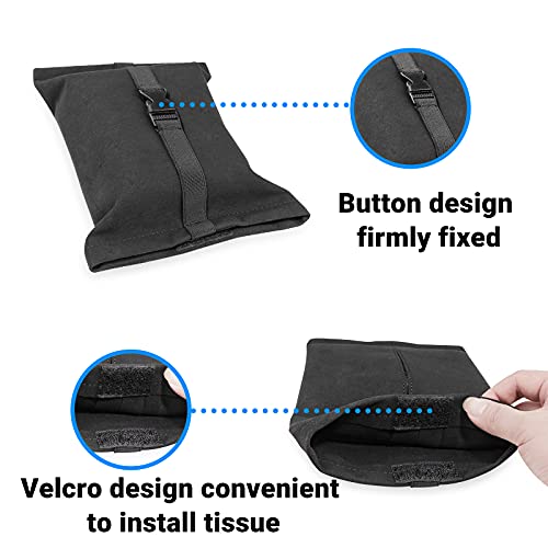 Tesla Model 3 Model Y Tissue Holder Center Console Tissue Holder Model 3 Model Y Interior Accessories Compatible with Tesla Model 3 Model Y