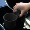 Tesla Model 3 & Y Silicone Cup Holder Insert (Black)
