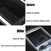 Center Console Organizer Tray Compatible with Latest 2021 Tesla Model 3 & Y Flocked