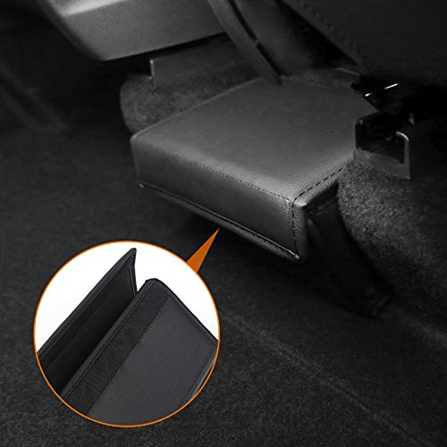 Tesla Model Y Storage Box Under Rear Air Outlet Organizer Rear PU-leather Storage Box For Tesla Model Y Accessoies 2019-2021 (Rear Middle Folding Box)