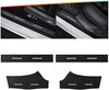 Carbon Fiber Front and Rear Door Sill Protectors for 2020-2022 Tesla Model Y (Protective Film Modification)