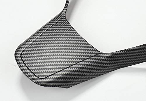 Steering Wheel Frame/Trim for 2017-2022 Tesla Model 3 & Y (Matte Carbon Fiber Pattern)