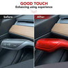 Tesla Model 3 Model Y Gear Shift Cover Steering Wheel Accessories ABS Plastic Glossy Red