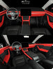 Alcantara Red Lower Dashboard Protection Kit for Tesla Model Y