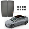 Tesla Model Y Two Piece Glass Roof Sunshade (Won't Sag)