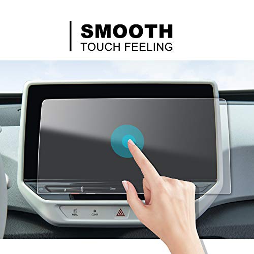 Car Navigation Screen Protector for 2020+ V*olkswagen ID.4 ID4 ID.3 ID3 Discover Pro Max 10 Inch Car Infotainment Stereo Display Center Touchscreen Protective Film (2 PCS PET Plastic Protector)