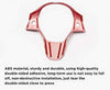 Steering Wheel Frame/Trim for 2017-2022 Tesla Model 3 & Y (Red)
