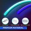 2016-2020 Tesla Model 3 & Y Interior Car Neon Lights (Center Console + Dashboard + Seat Back +4 Foot Lights Accessories), Tesla Ambient Lighting, APP Control LED Strip Lights with Multiple Modes