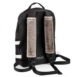 Soft Faux Sheepskin Seat Belt Shoulder Pad for a More Comfortable Driving, Compatible with Adults Youth Kids - Car, Truck, SUV, Airplane,Carmera Backpack Straps 2 Packs Light Gray