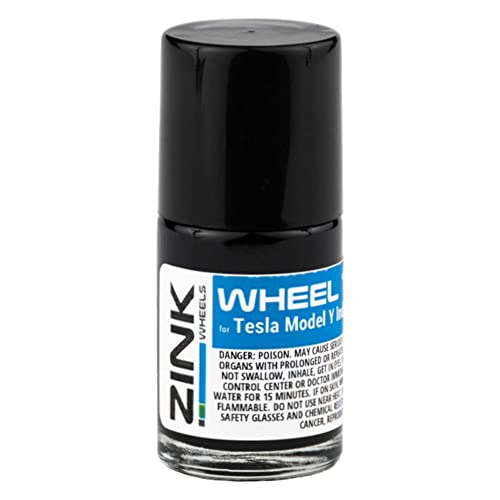 Tesla Wheel Touch Up Paint for 20" Model Y Black Induction Rims - DIY Inexpensive Curb Rash Repair
