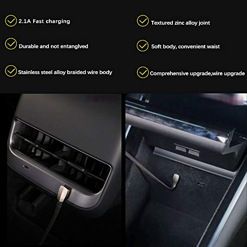 Tesla Model3/Model Y Quick Charging Data Line(Type-C to Lightning) 2020 Latest Upgrade Fashion Model PD Fast Charge