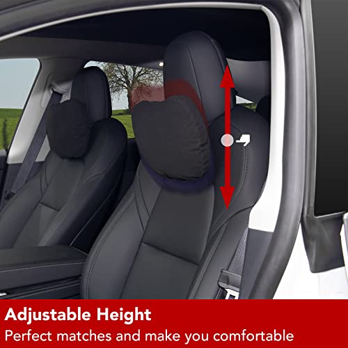Super Soft Neck Support Headrest Pillows for Tesla Model 3 & Y (2 Pieces)