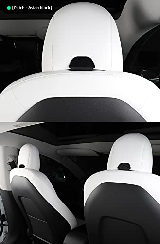 Front Seat Headrest Storage Hooks for Tesla Model 3 & Y (Matte Black)