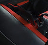 Alcantara Red Dashboard Cap for 2017-2022 Tesla Model 3 & Y (2 Piece Set)