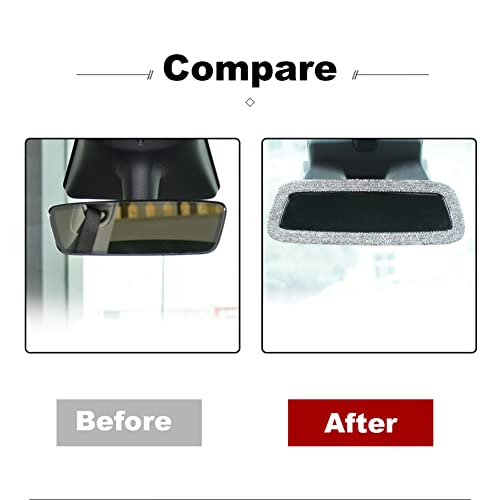 Bling Crystal White Rear View Mirror Cover for Tesla Model S, 3, X, & Y