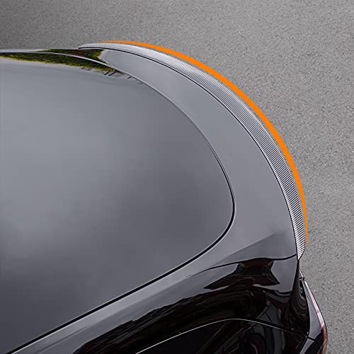 Rear Trunk Wing Performance Spoiler for Tesla Model Y (Gloss Carbon Fiber Pattern)