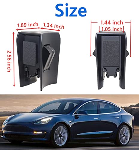 2021-2022+ Tesla Model 3 & Model Y Cupholder Divider (Matte Black)