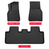 All-Weather Vehicle Mats/ Floor Mats for 2021 2022 Tesla Model Y