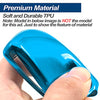 Fit for 2021 2020 2019 Chevrolet Chevy Camaro Malibu Spark Blazer Bolt EV Equinox Trax TPU Key Fob Remote Cover Case Shell Glove Pouch Holder Protector Keyless Entry Sleeve Accessory, Blue