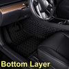 Floor Liner Fit for Tesla Model 3 2020 2021 Fully Embedded No Edge Customized Floor Mat Frunk Trunk Blanket-Non-Slip Waterproof Car Carpet Protect All Weather(Black)