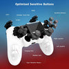 PRO Wireless Controller Works for Tesla 2020 Model 3 with 1,000mAh Battery/Built-in Speaker/Gyro/Motor Remote Bluetooth Slim Gamepad (White)