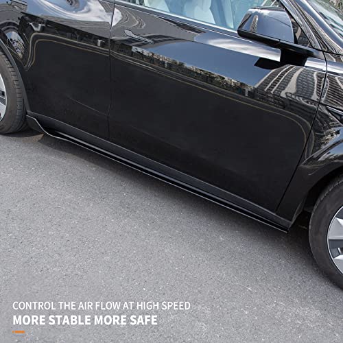 Side Skirts for Tesla Model Y (Matte Black)