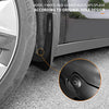 Tesla Model Y Mud Flaps/Splash Guards Set of 4 (Matte Carbon Fiber Pattern)