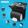 Car Trash Can Trash Bag Hanging Magnetic Buckle Waterproof with Tissue Boxes