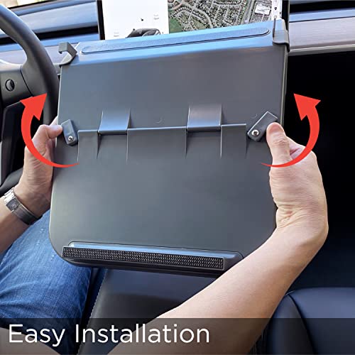 Tesla Center Console Alset Tray and Storage bin for Model Y Model 3 (Midnight Gray)