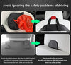 Front Seat Headrest Storage Hooks for Tesla Model 3 & Y (Carbon Fiber)