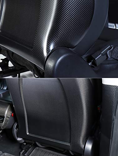 Tesla Model 3 Model Y 2017-2022 True Carbon Fiber Replace The Original car seat Back Cover(Glossy)